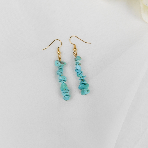 New Gemstone Chip Earrings - Picture 3 of 8